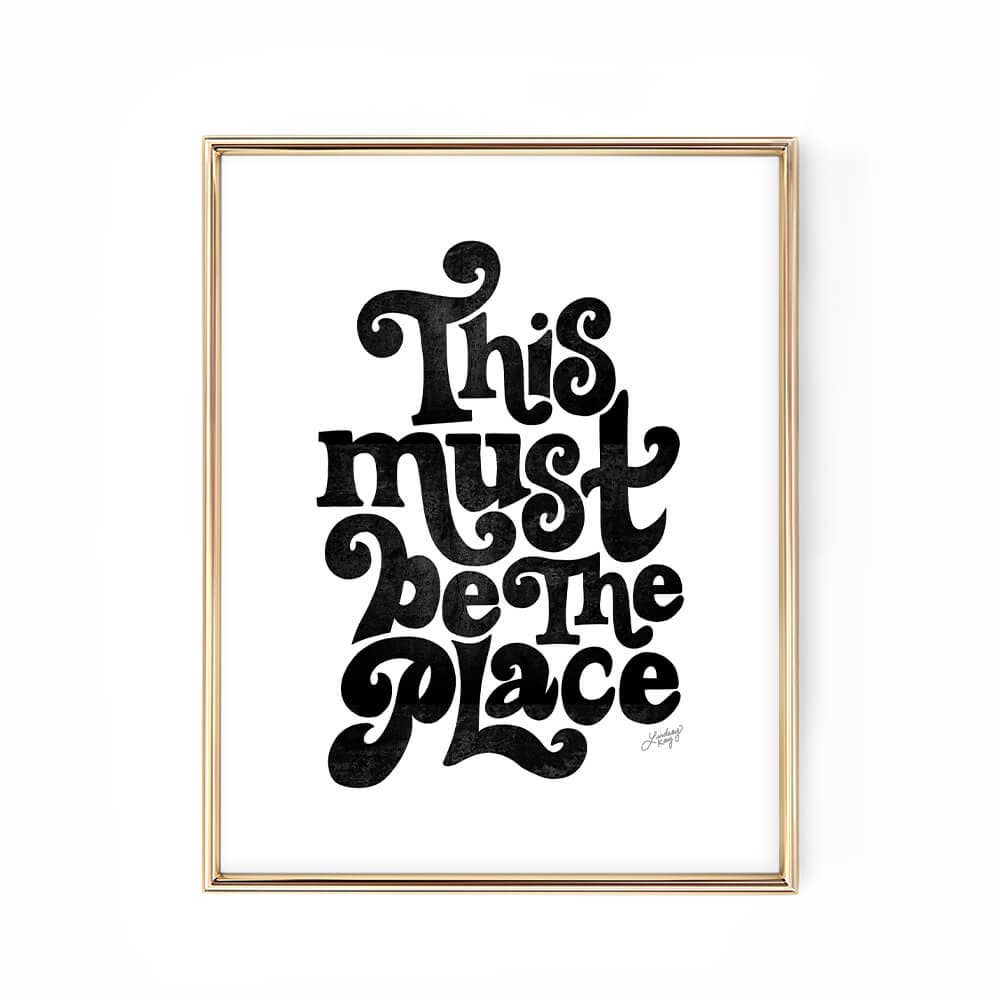 Lindsey Kay This Must Be The Place - Framed Art Print