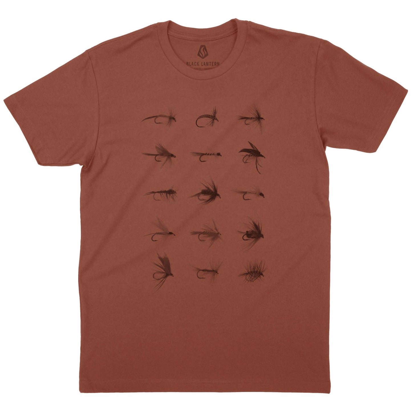 Black Lantern Fly Fishing Flies Men's Graphic T-Shirt