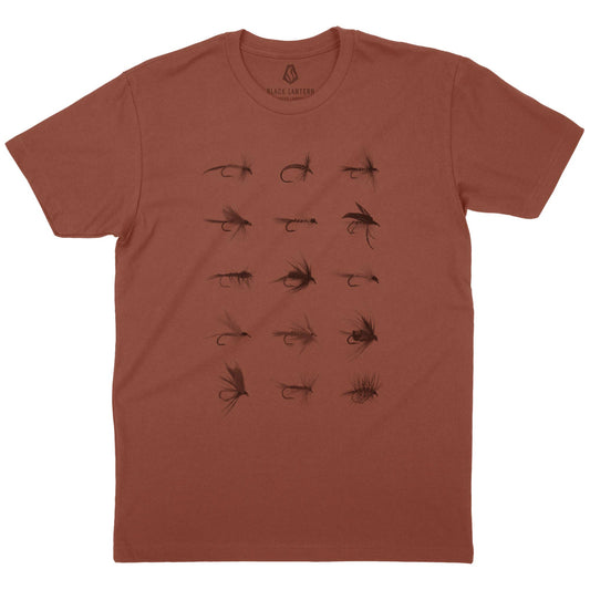 Black Lantern Fly Fishing Flies Men's Graphic T-Shirt