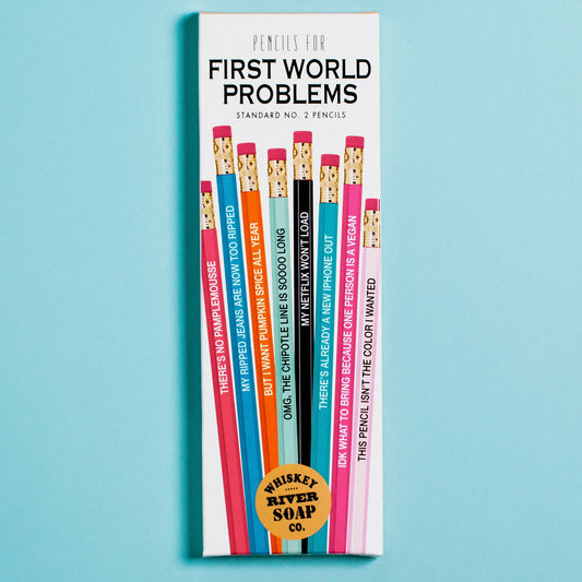 Pencils for First World Problems Original PK | Funny Pencils