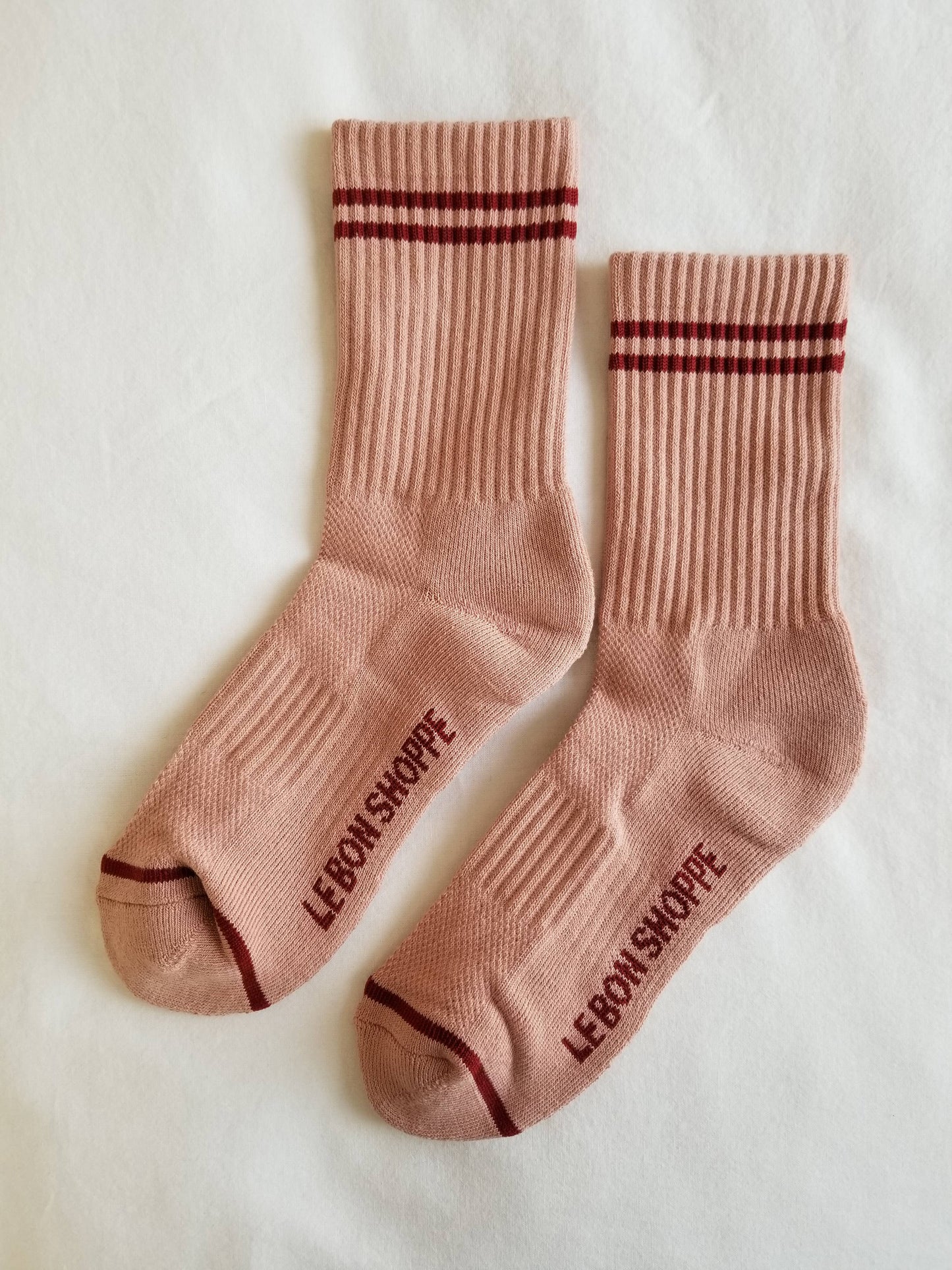 The Boyfriend Socks Vintage Pink