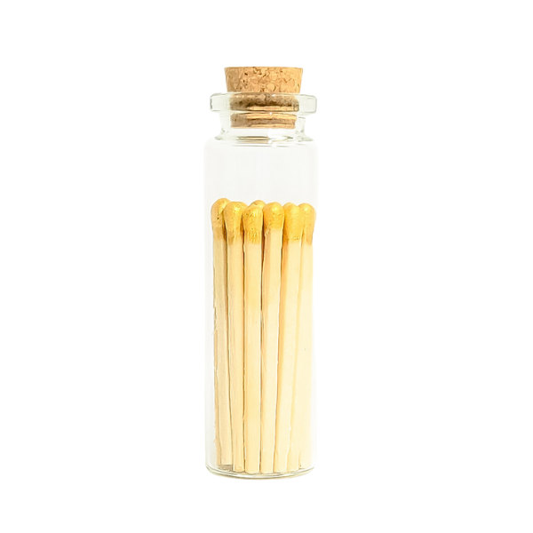 Gold Matches in Small Corked Vial