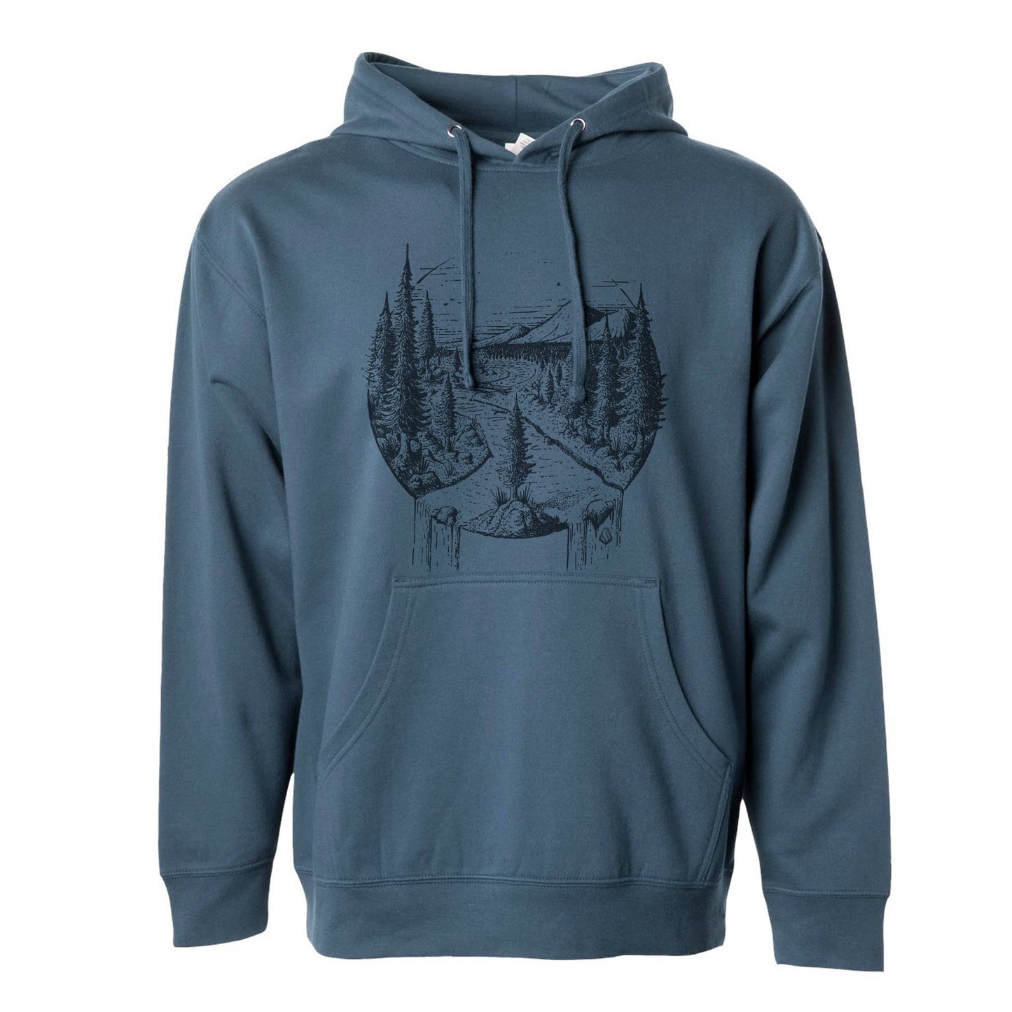 Black Lantern River and Pines Hoodie