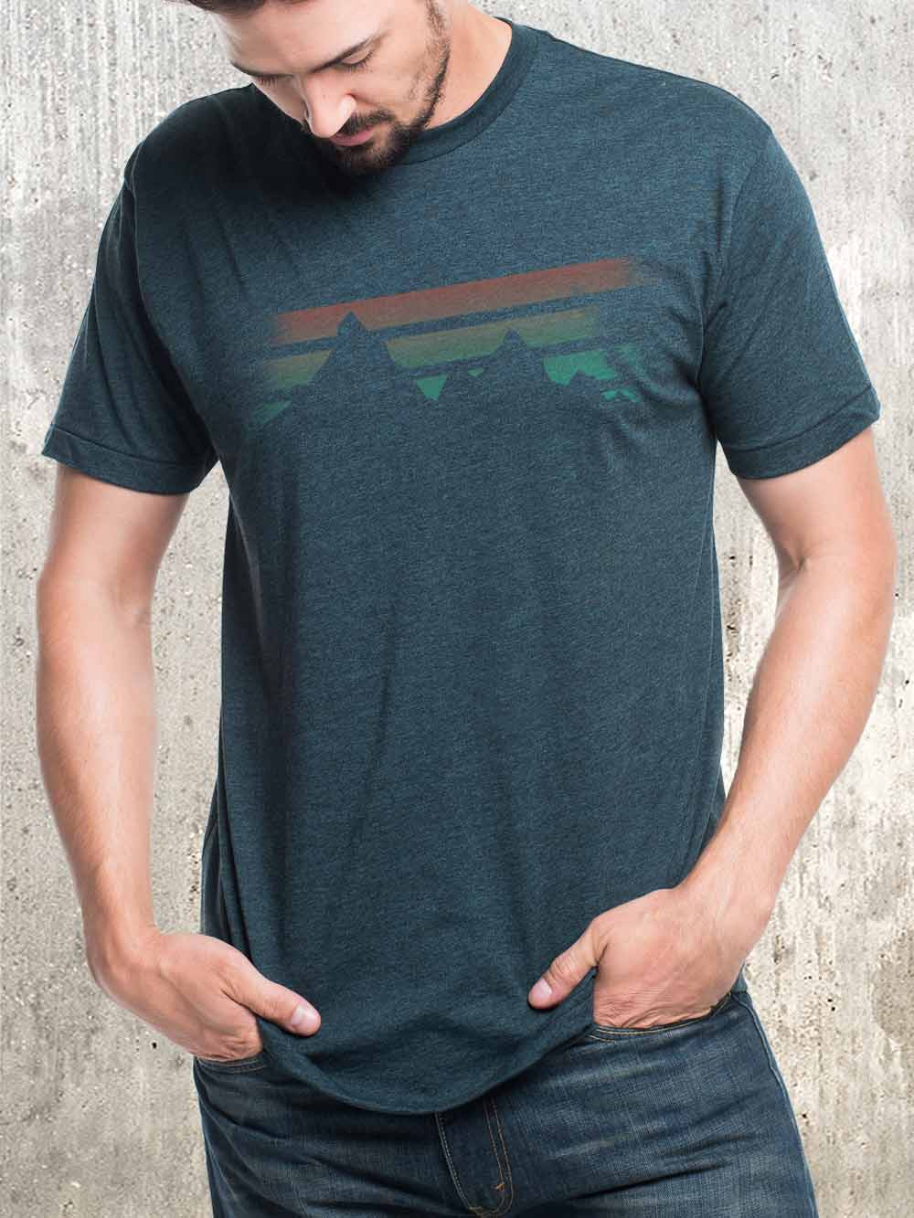 Black Lantern Mountain Fade T-Shirt