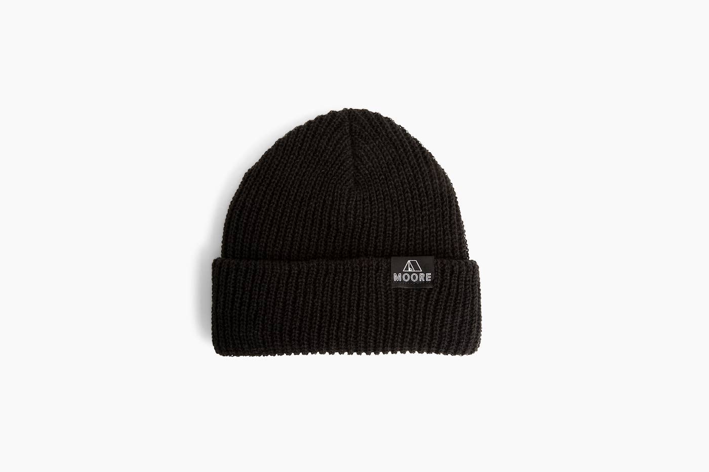 Moore Knit Beanie-Black